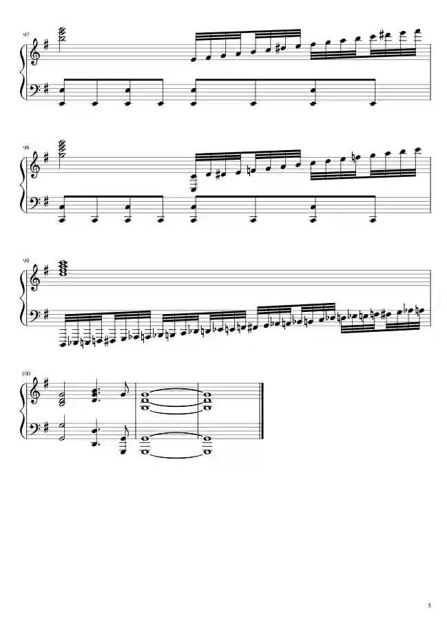 Sheet music page 5 Eine kleine Nachtmusik, K.525 - Advanced Version