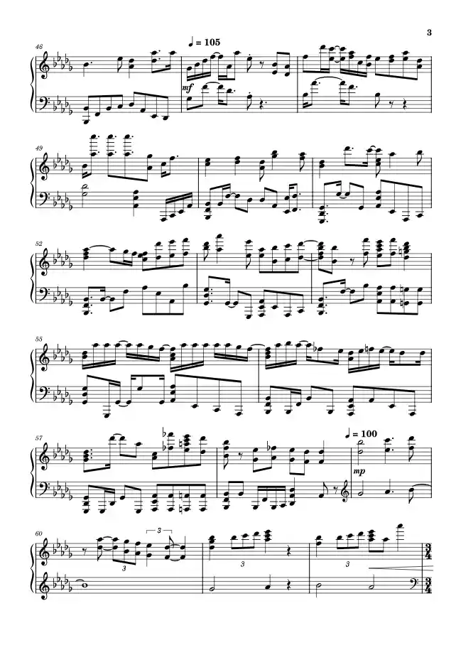Notenseite 3 Give it back - Fortgeschrittene Version