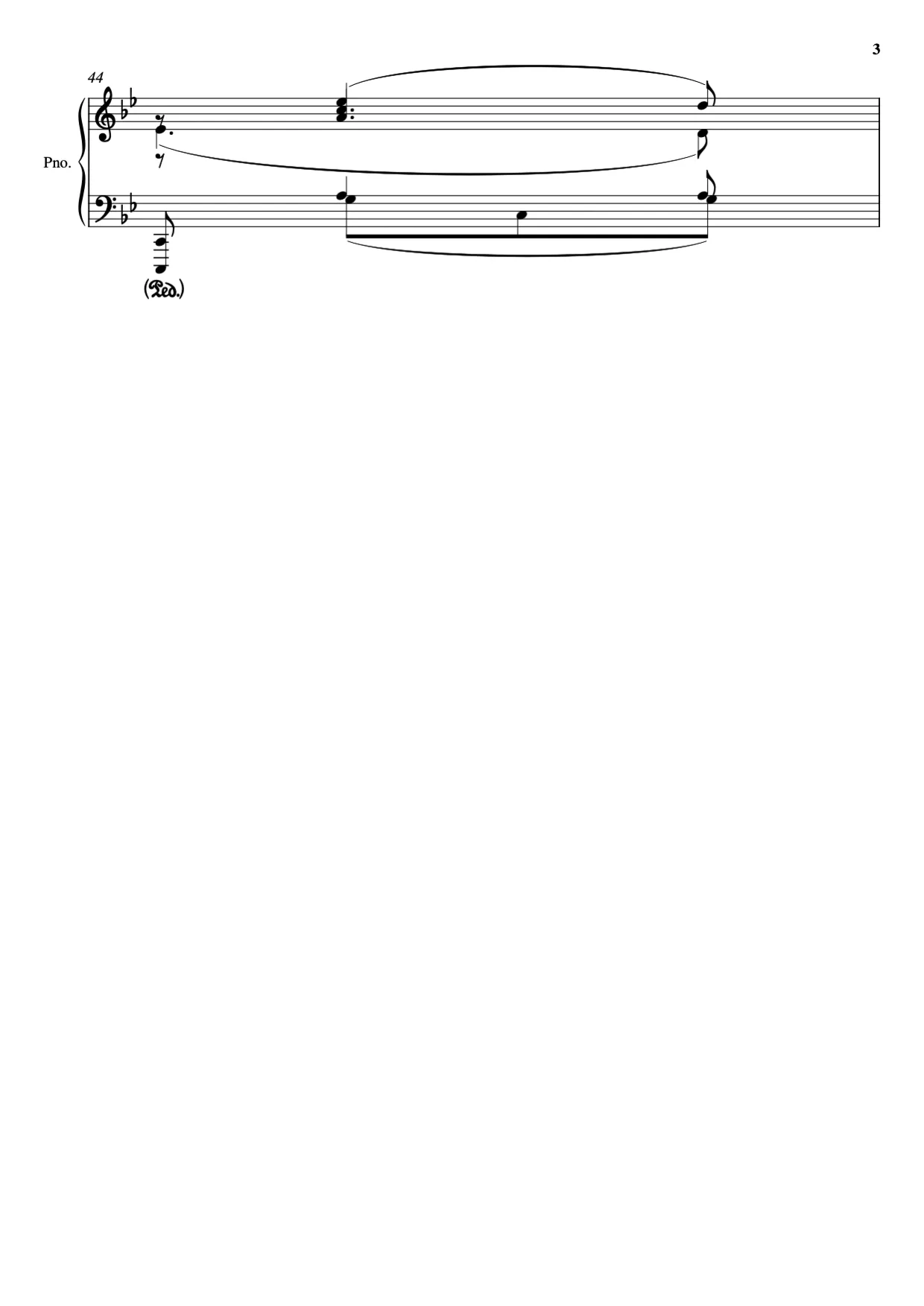 Sheet music page 3 Hungarian Dance No. 5 - Advanced Version