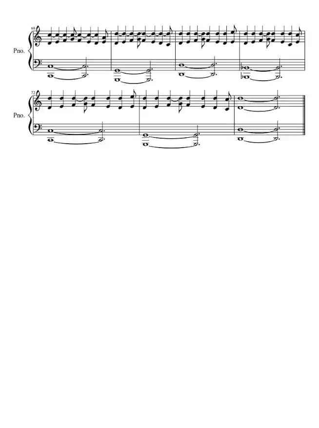 Sheet music page 4 I Am The Doctor - Beginner Version