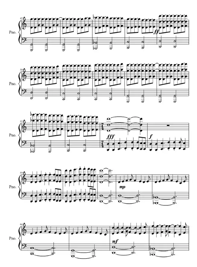 Sheet music page 3 I Am The Doctor - Beginner Version
