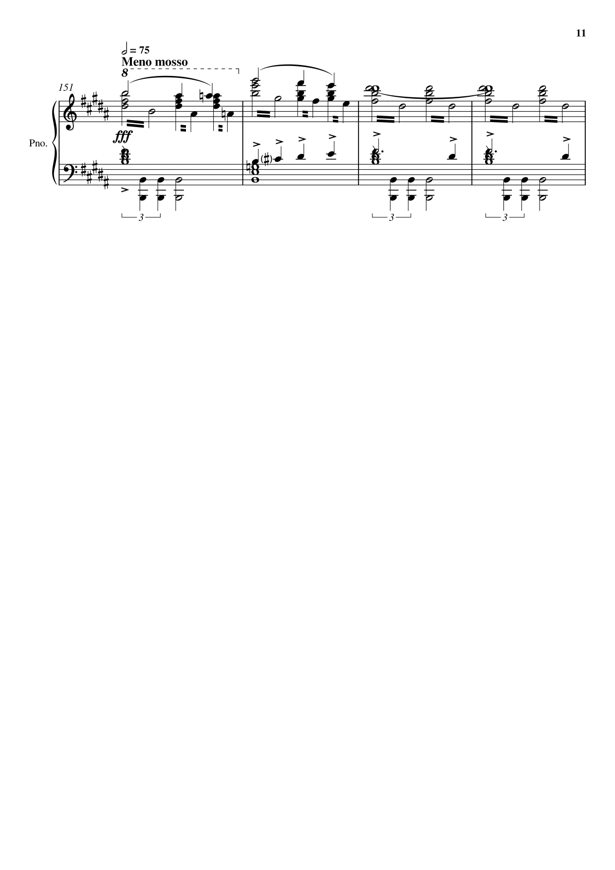 Sheet music page 11 Swan Lake — Scène (Swan Theme) - Advanced Version