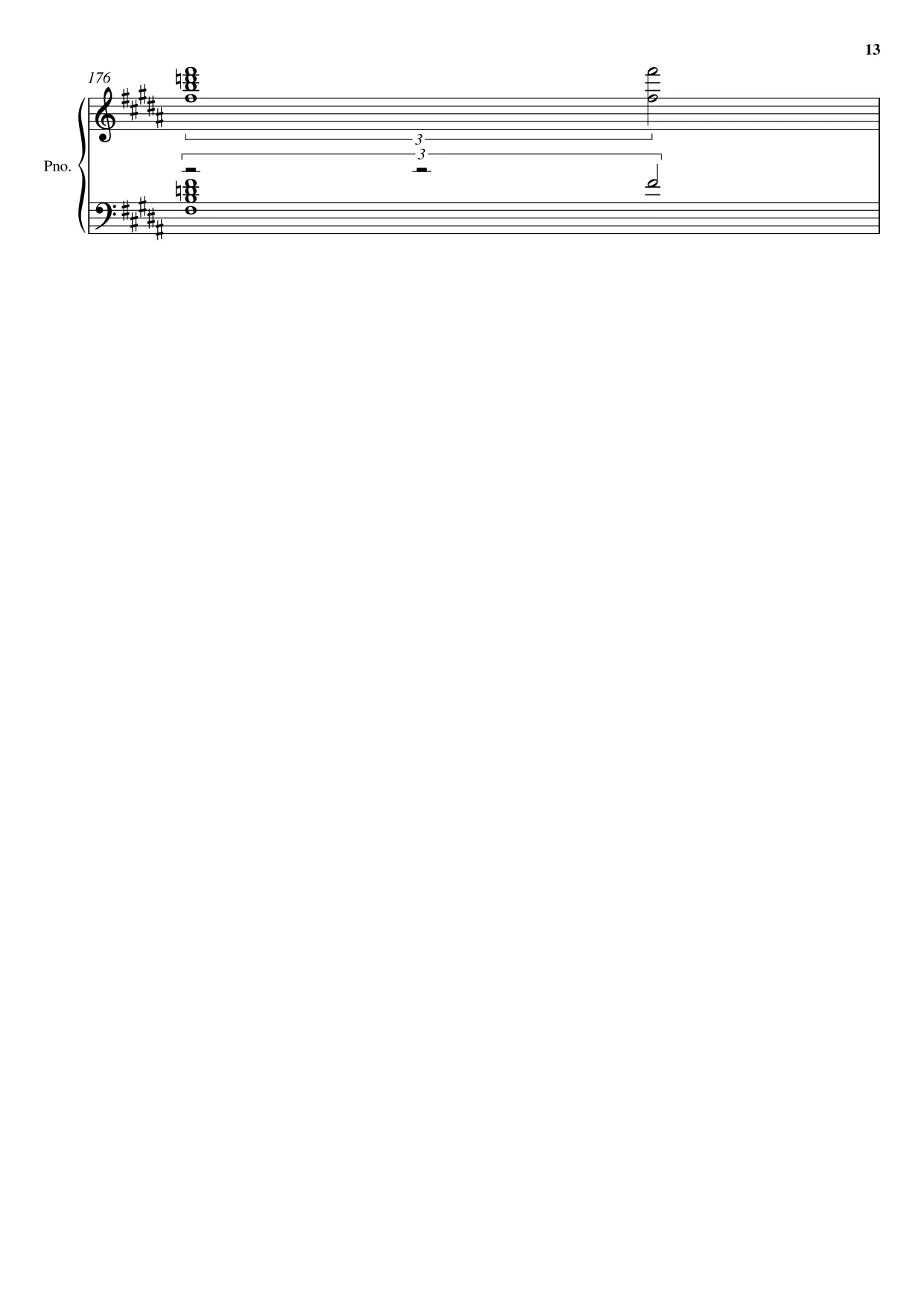 Sheet music page 13 Swan Lake — Scène (Swan Theme) - Advanced Version