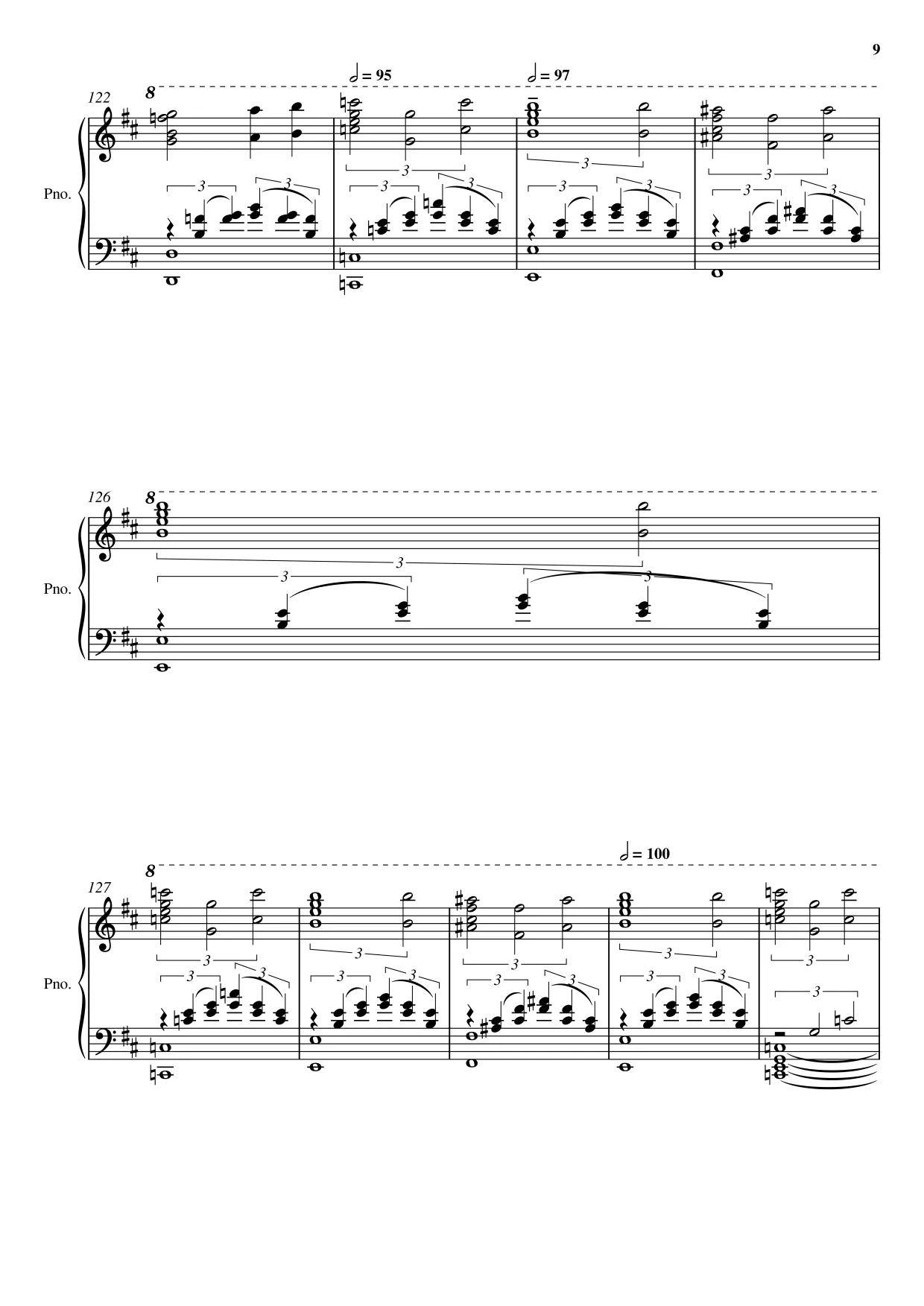 Sheet music page 9 Swan Lake — Scène (Swan Theme) - Advanced Version