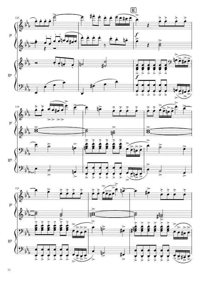 Sheet music page 11 The Magic Flute Overture, K. 620 - Intermediate Version