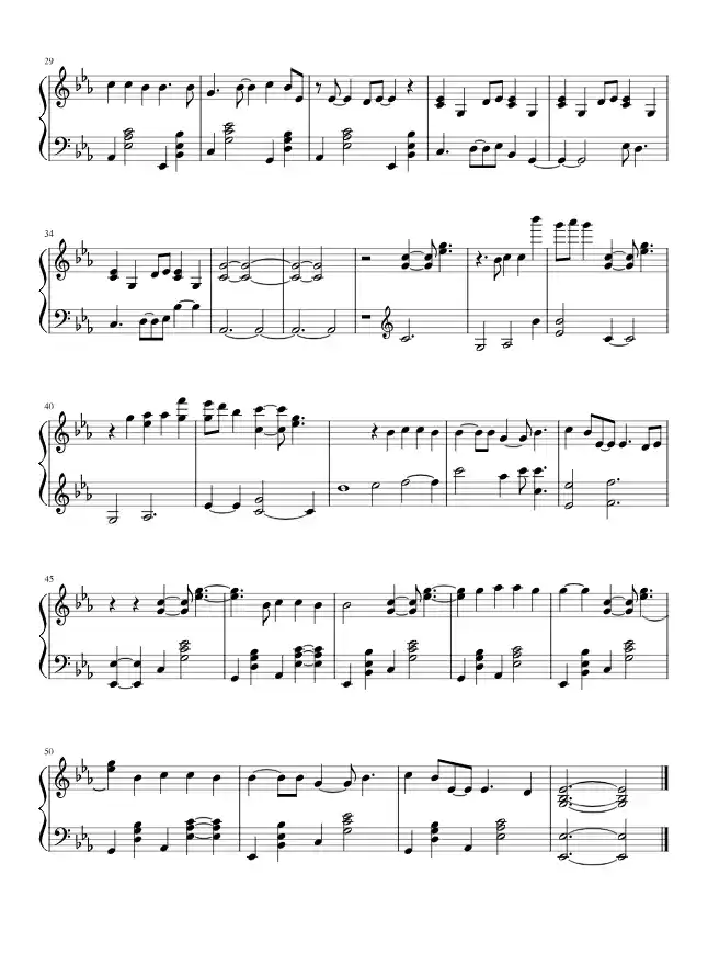 Notenseite 2 Wind - Mittlere Version