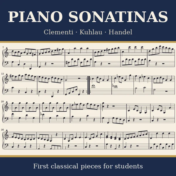Sonatine per pianoforte